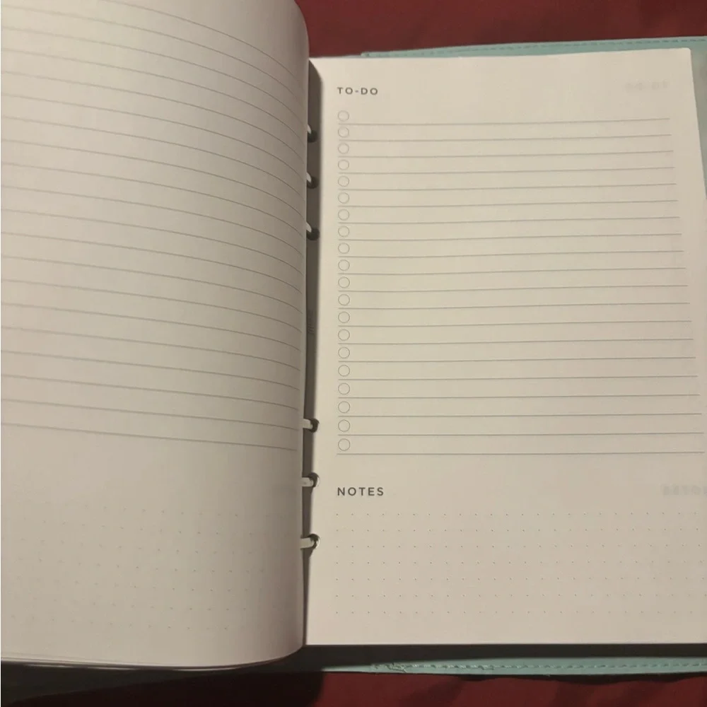 filoFAX Light Gray Leather Organizer